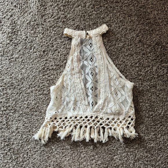 Open Back Crochet Tank - Picture 3 of 5